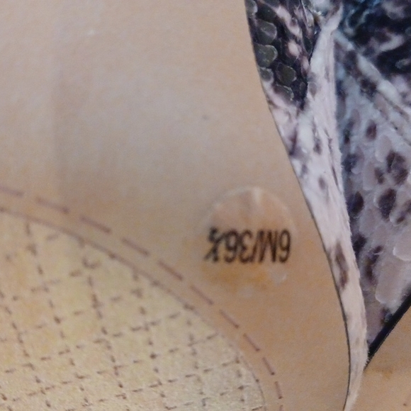 Jessica Simpson Loury Over the Knee OTK Stilletto Snake Print Boots Size 6M NEW - Picture 13 of 13